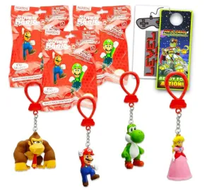 Super Mario Figure Keychain Mystery Pack