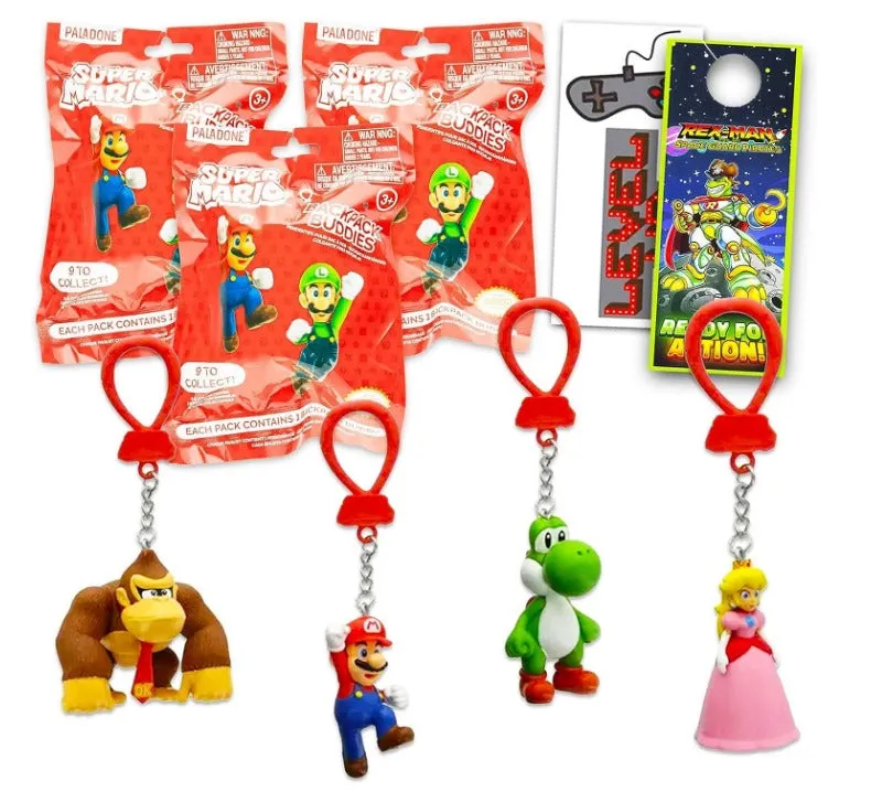 Super Mario Figure Keychain Mystery Pack
