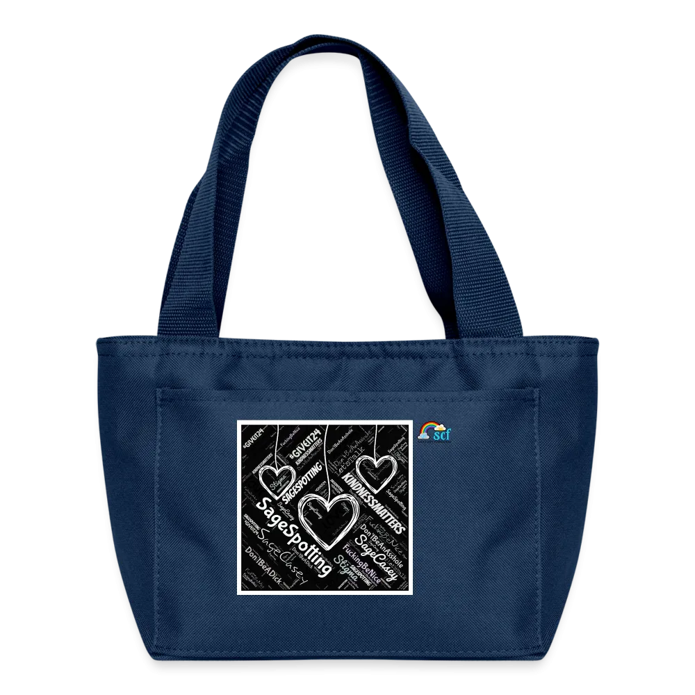 *SWEARY* Three Hearts Lunch Bag