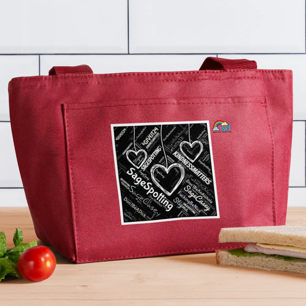 *SWEARY* Three Hearts Lunch Bag