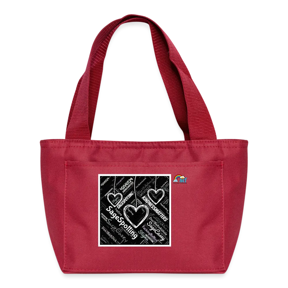 *SWEARY* Three Hearts Lunch Bag