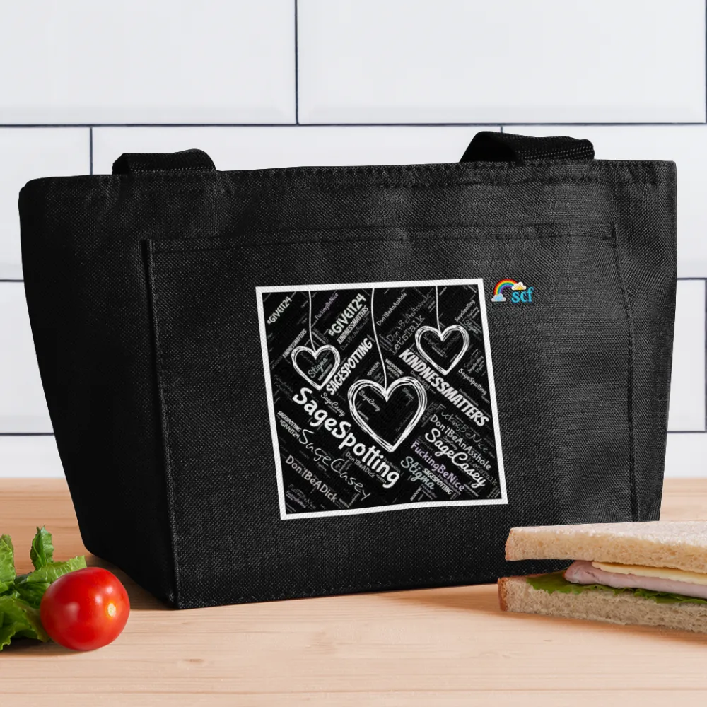 *SWEARY* Three Hearts Lunch Bag