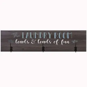 The Laundry Room Loads and Loads of Fun Coat Rack