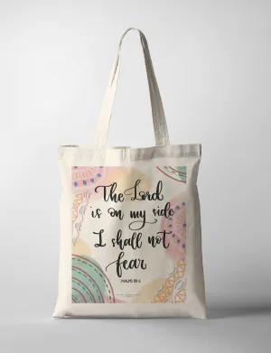 The Lord Is On My Side {Tote Bag}