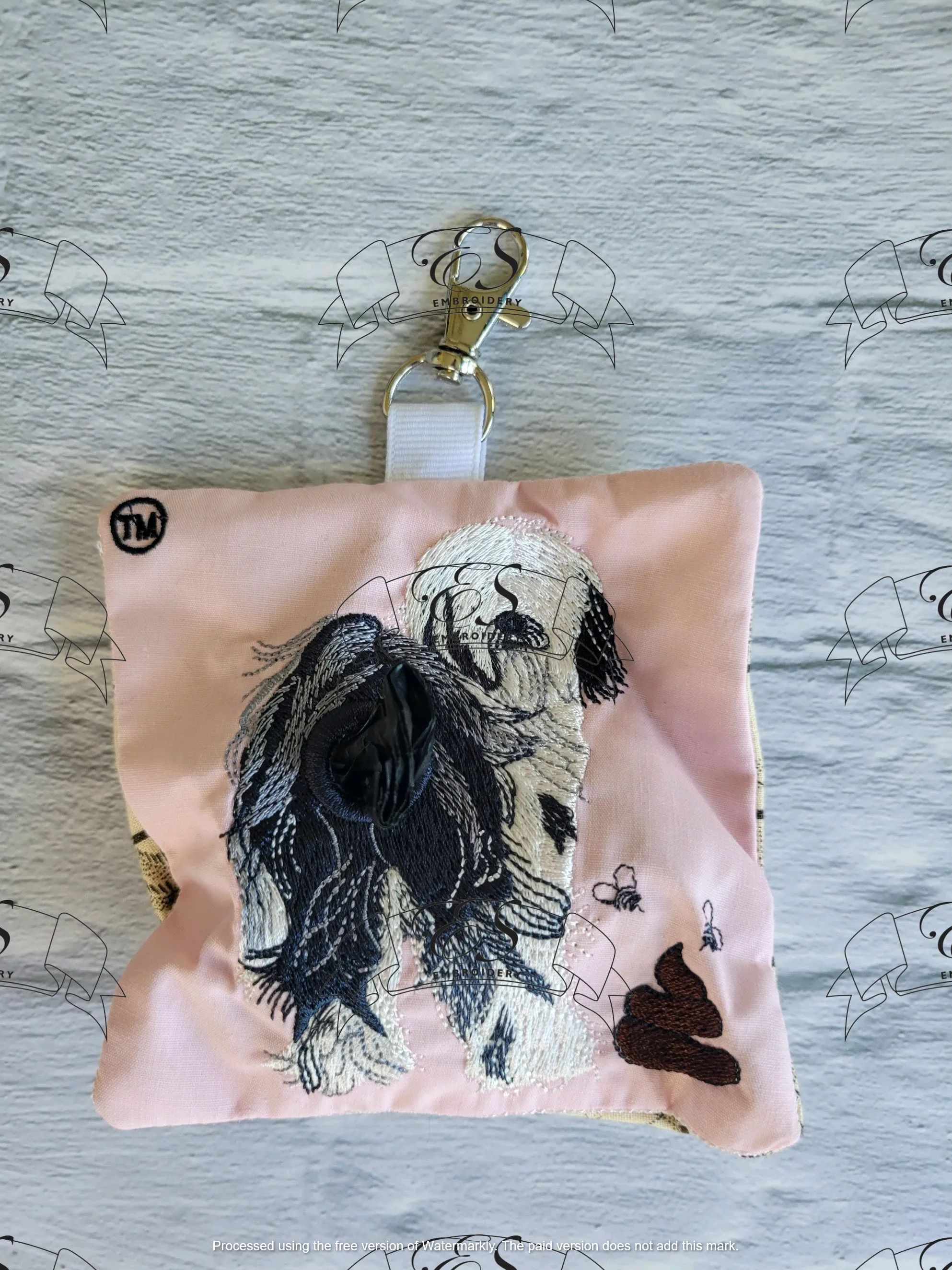 Tibetan Terrier Waste Bag Holder