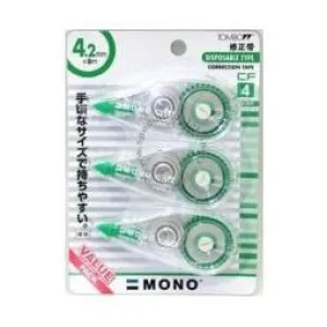 Tombow Mono Correction Tapes 4mm Pack of 3 CT-CF4/3P