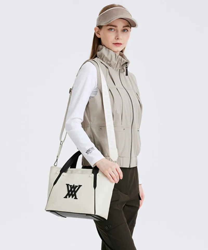 Tri-Line Tote Bag - Ivory