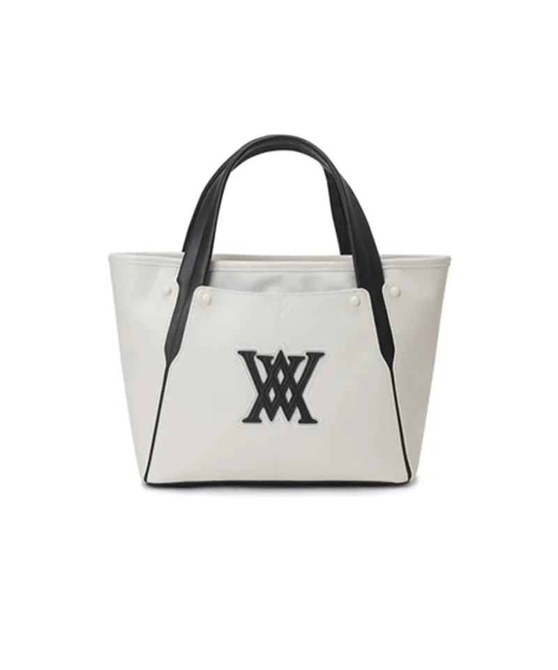Tri-Line Tote Bag - Ivory