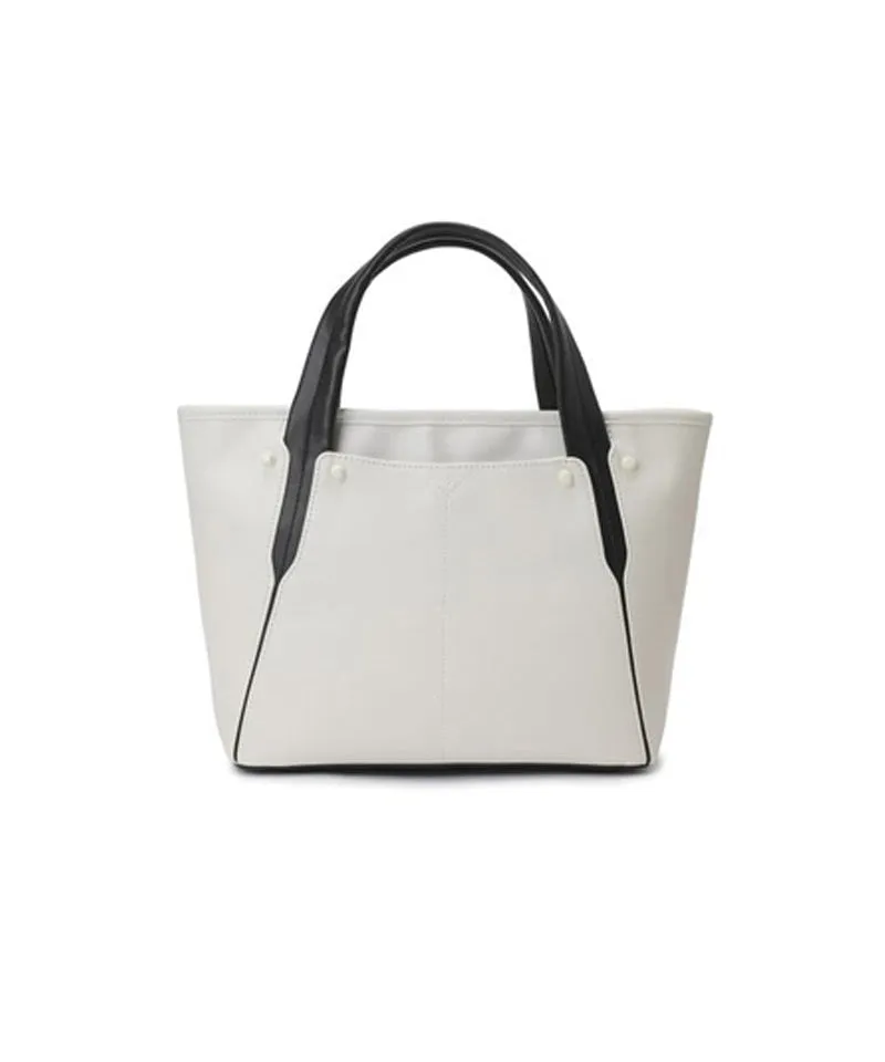 Tri-Line Tote Bag - Ivory