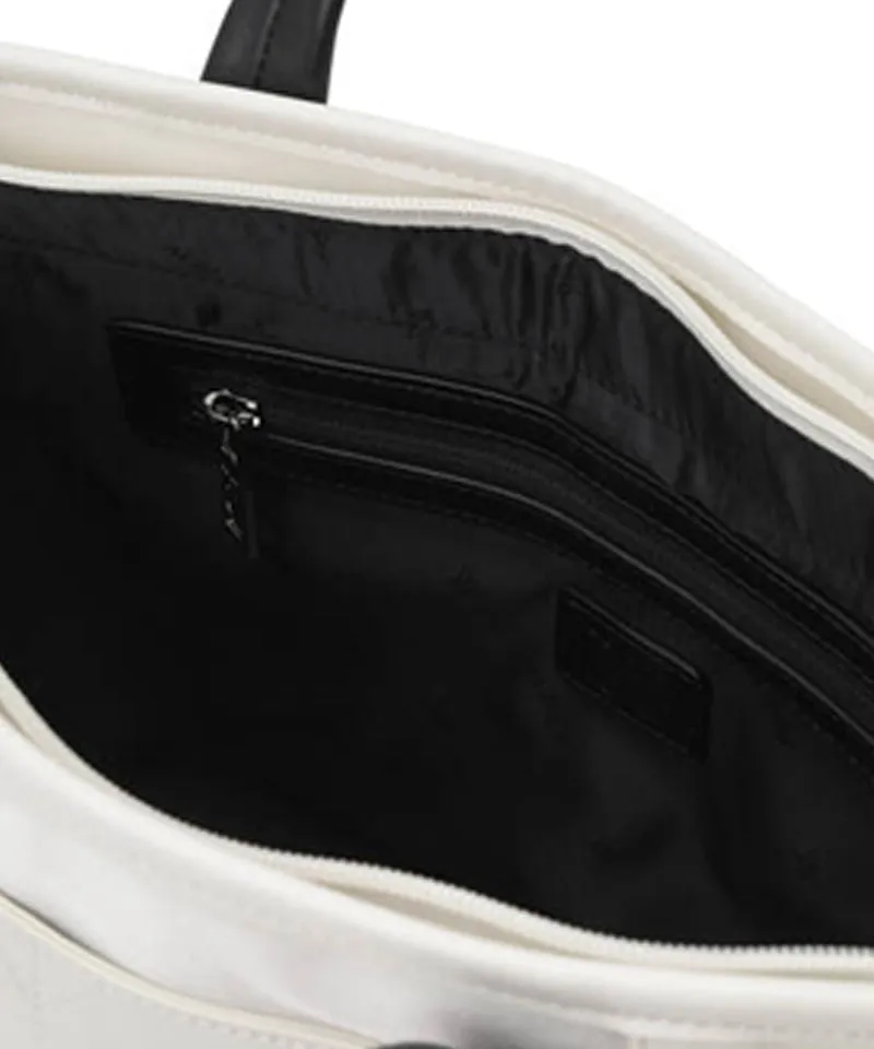 Tri-Line Tote Bag - Ivory