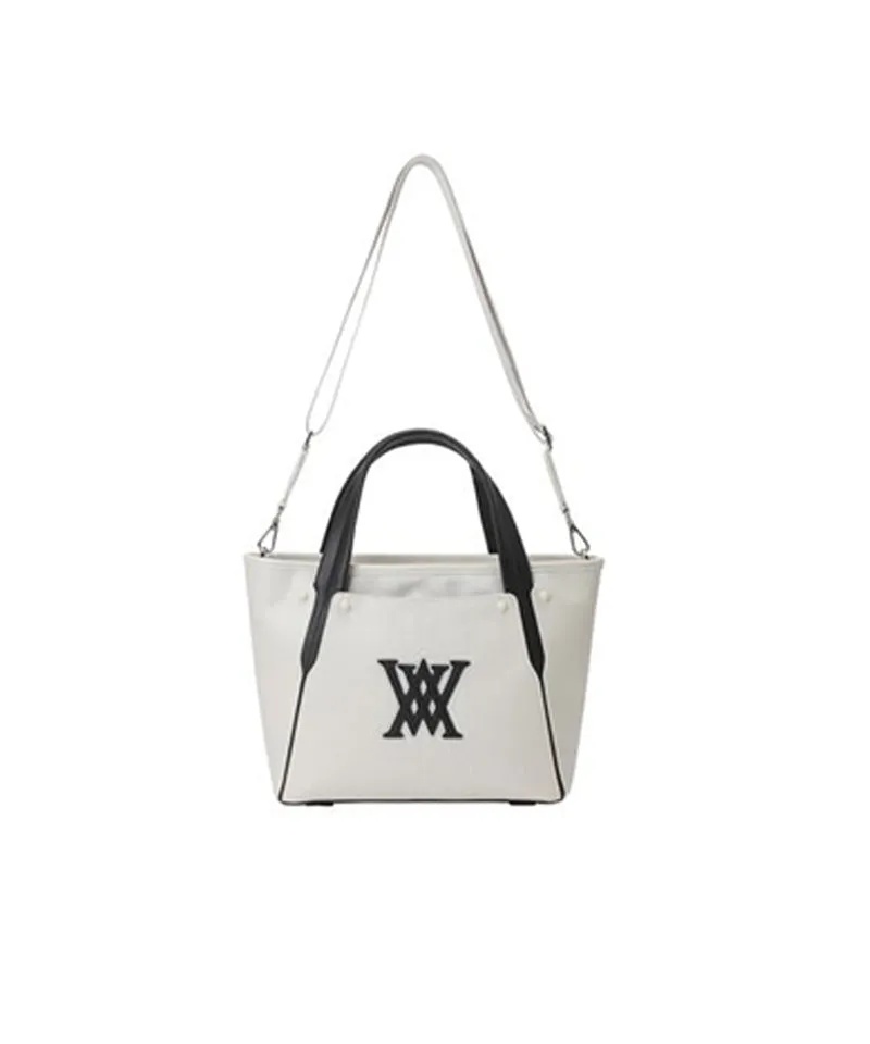 Tri-Line Tote Bag - Ivory