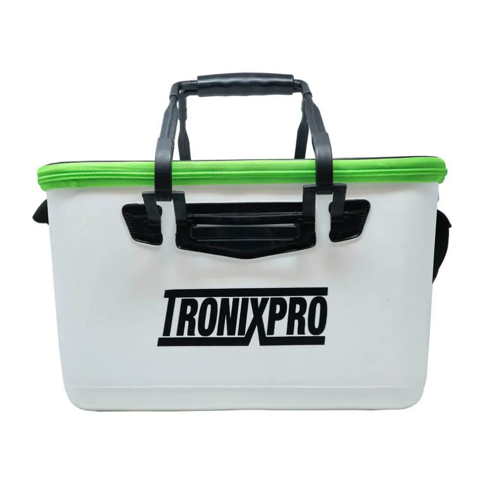 Tronixpro Rubber Bakkan 45x30x29cm White & Green