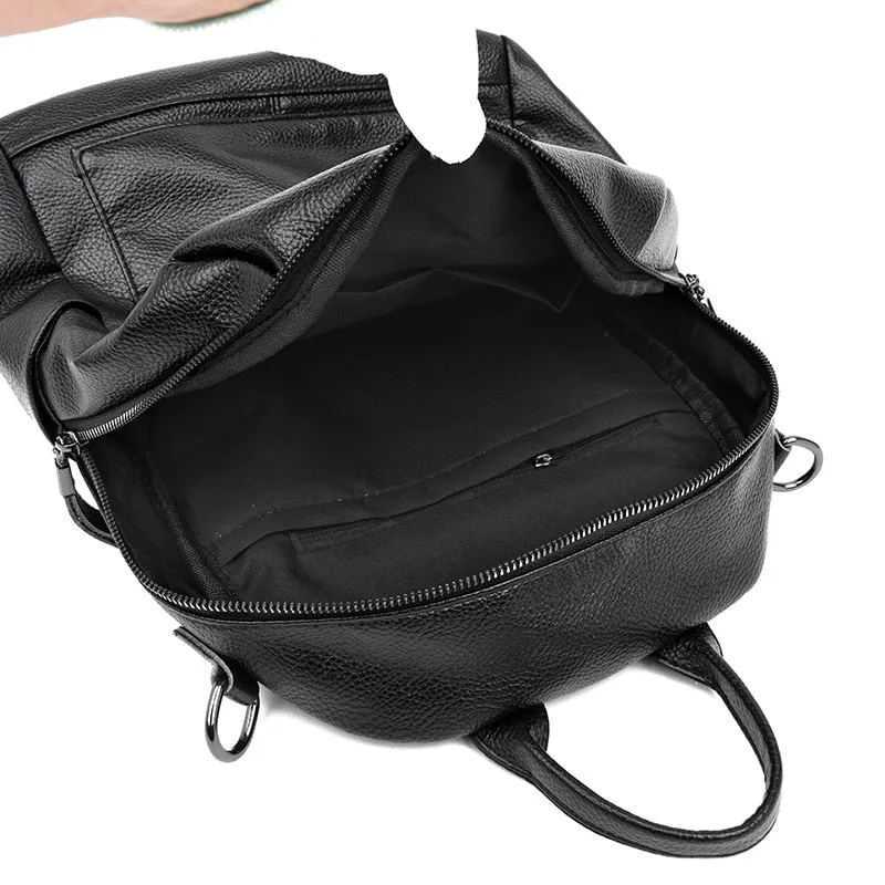 Two way Leather Backpacks