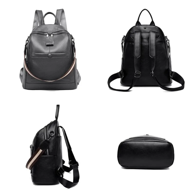 Two way Leather Backpacks