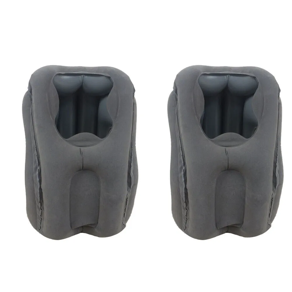 US 2-4 Pack Dreamer Comfort Inflatable Travel Pillow Flight Train Office Napping