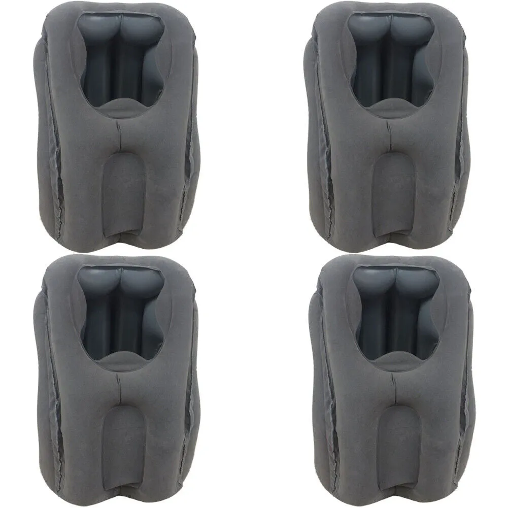 US 2-4 Pack Dreamer Comfort Inflatable Travel Pillow Flight Train Office Napping