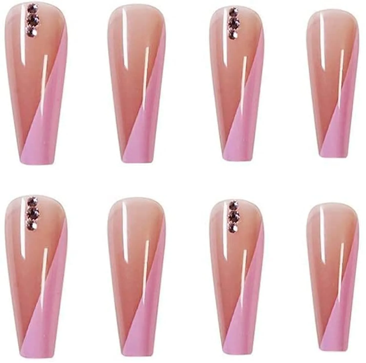 Useful Nail Stickers, Nail Art Supplies Kits Nail Polish Strips Summer Nail Decorations Accessions for Women and Girls -E