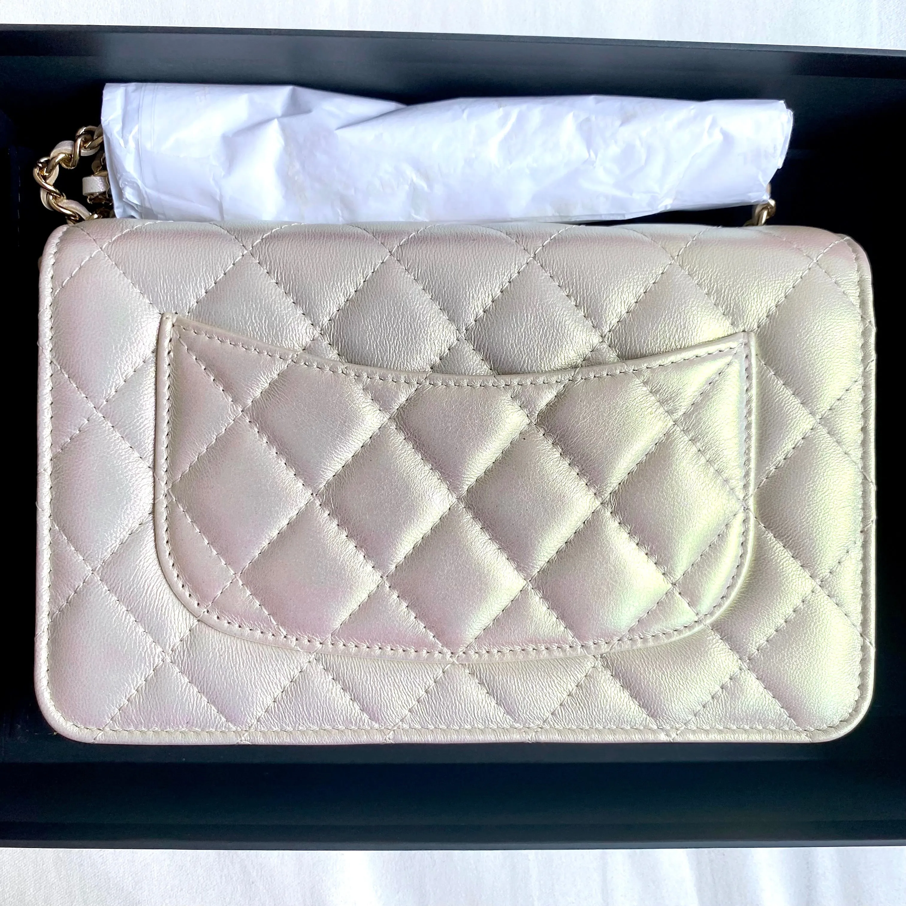 Wallet On Chain WOC in 20B Iridescent Ivory