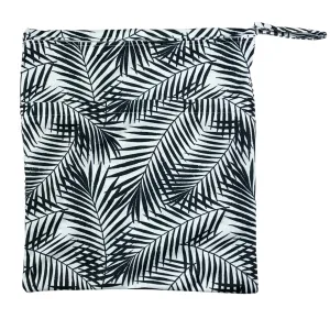Wet Bag (Black & White Palm)