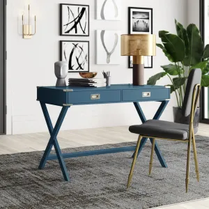 Whetzel Desk Mercury Row® Color: Steel Blue