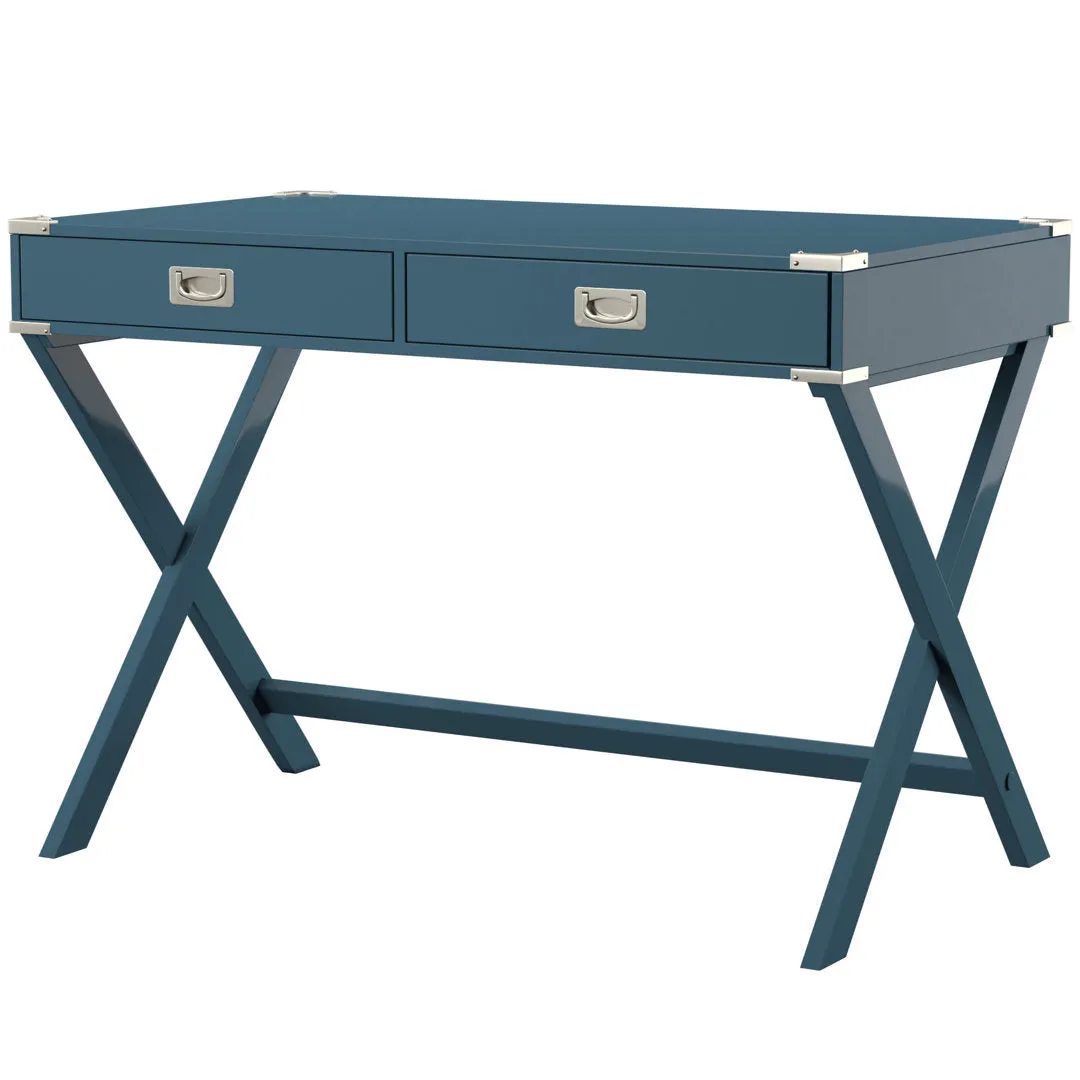 Whetzel Desk Mercury Row® Color: Steel Blue