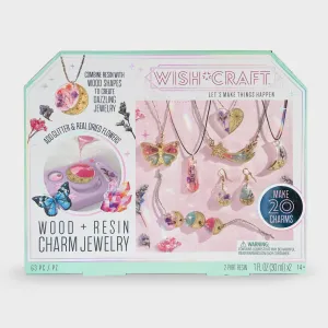 Wood & Resin Charm Jewelry