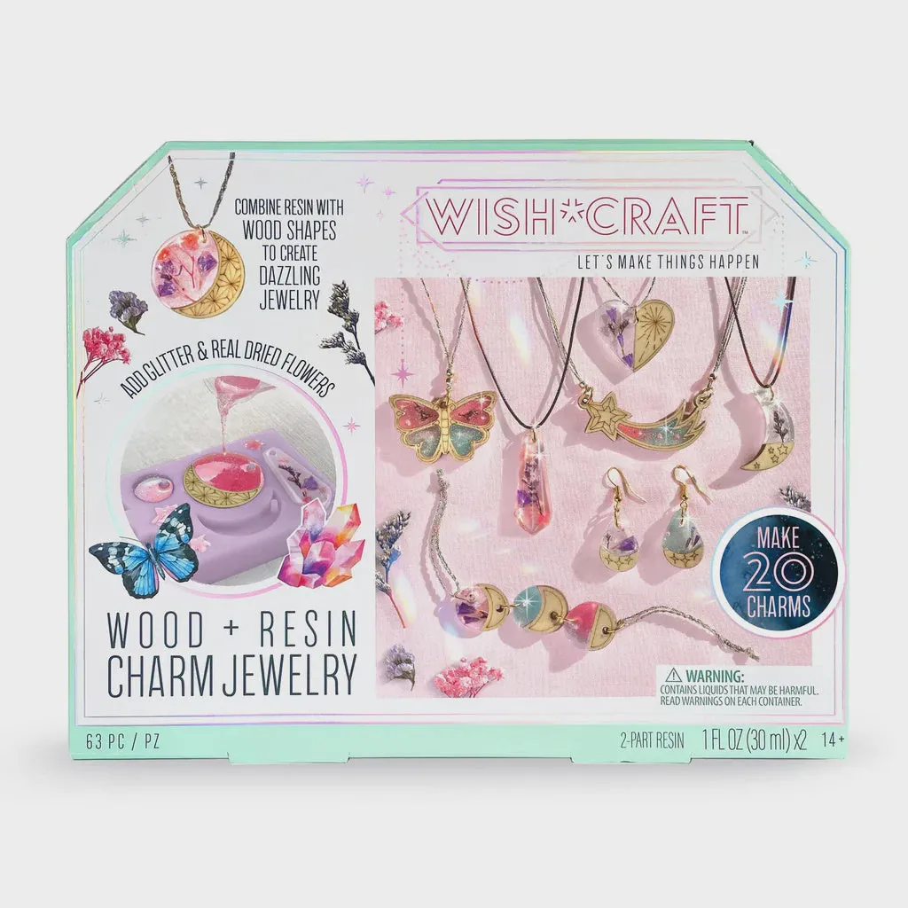 Wood & Resin Charm Jewelry