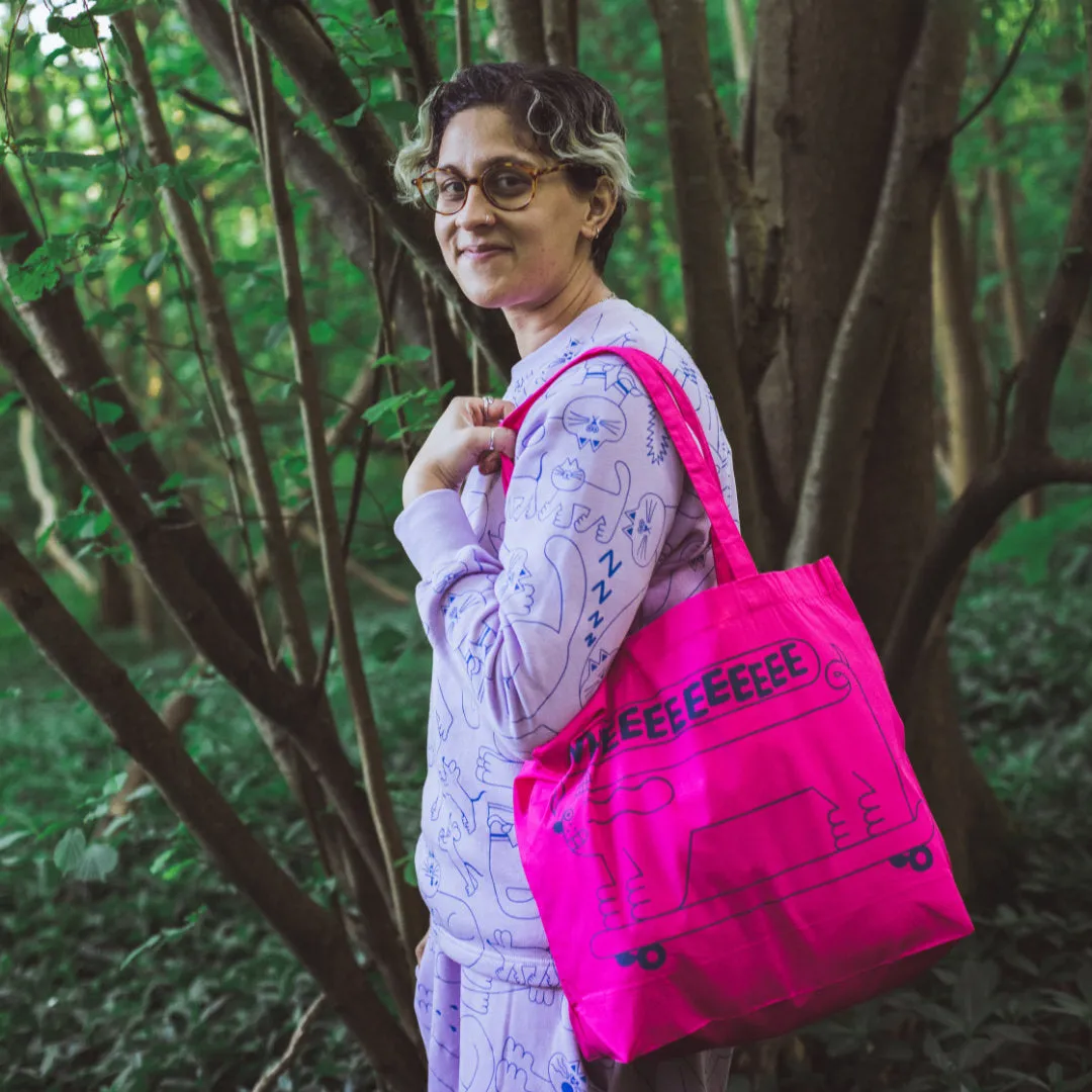YUK FUN Long Dog Tote Bag