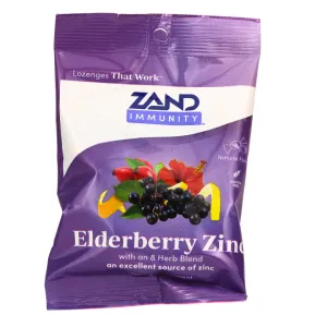 ZAND HerbaLozenge Elderberry Zinc, 18ct