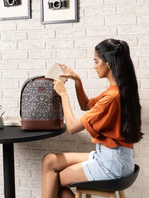ZOUK Women Ethnic Motifs Printed Backpack